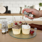 Bakell - Brown Tinker Dust (4g, 1x Mini Spray Pump) Edible Glitter for Food, Desserts, and Beverages!