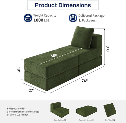 Living&Giving Cloud Sectional Couch - Image 2