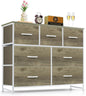 7-Drawer Dresser for Bedroom, Anti-Tip Wide Storage Organizer Fabric Chest of by SageNest