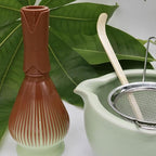 Traditional Matcha Whisk Reusable Resin Matcha Whisk Chasen Dishwasher Safe Matcha Stirrer Matcha Green Tea Powder Preparation Prepare Japanese Matcha Tea (Z_Coffee)