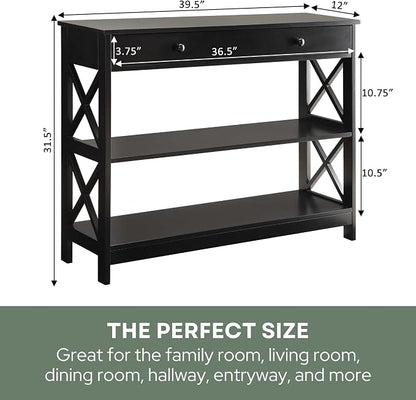 Convenience Concepts Oxford 1-Drawer Console Table 39.5" - Image 3