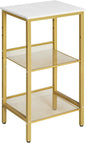 HOOBRO Tall Side Table, 3-Tier Telephone End Table by HOOBRO