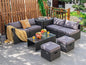 Tangkula 8 Pieces Patio Furniture Set by TANGKULA