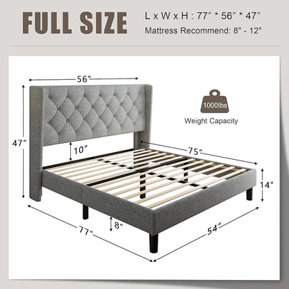 Einhomn Full Size Platform Bed Frame - Image 2