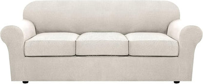 H.VERSAILTEX 4 Piece Stretch Couch Covers by HVERSAILTEX
