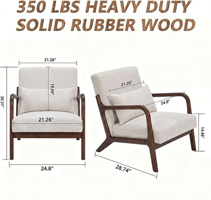 Mid Century Modern Accent Chair - Image 2