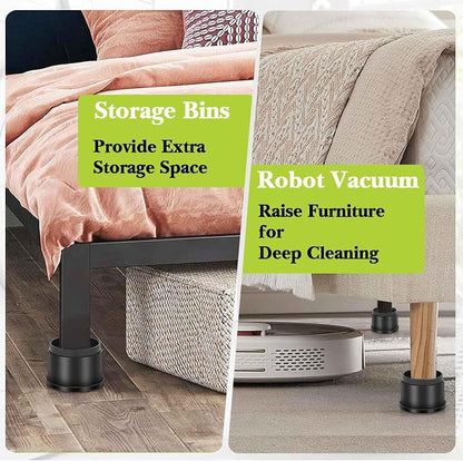 4 Pack Furniture Risers 1 Inch, Adjustable Bed Risers Heavy Duty - Image 5