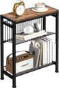 Narrow Side Table for Small Space, 3-Tier End Table by HOME
