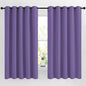 NICETOWN Lilac Purple Room Darkening Curtains 66 inches Long, Grommet Thermal by NICETOWN