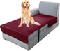 Genina L Shape Couch Cover, Sectional Couch Chaise Covers, Waterproof Washable by Genina