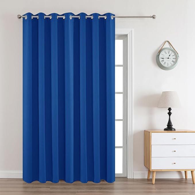 Joydeco Blackout Curtains 108 Inches Long 1 Panel, Thermal Insulated Long by JOYDECO
