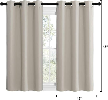 NICETOWN Kitchen Curtains for Decoration, Thermal Insulated Grommet Room - Image 8