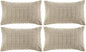 Fancy Homi 4 Packs Decorative Throw Pillow Covers by Fancy+Homi