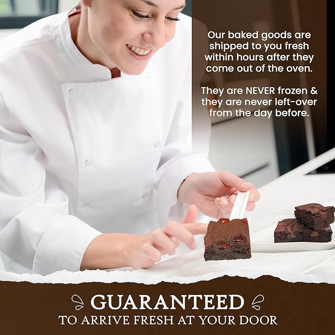 Ruth’s Gourmet Brookie (Brownie + Cookie) 3 Dozen – Gourmet Baked Treats | Delicious Gift with The Finest Ingredients | Guaranteed to Arrive Fresh