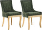 Upholstered Dining Chairs Set of 2, Modern Fabric Side Chairs by MZDOO