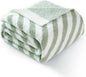 Snuggle Sac Ultra Soft Throw Blanket, Sage Green, Cozy Knitted, Fuzzy Knit by SnuggleSac