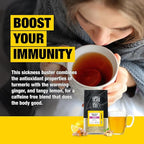 Tiesta Tea - Lemon Ginger Turmeric, Loose Leaf, Lemon Ginger Herbal Tea, Premium Non-Caffeinated Herbal Blend, Make Hot or Iced & Brews Up to 200 Cups, 16 Ounce Resealable Bulk Pouch