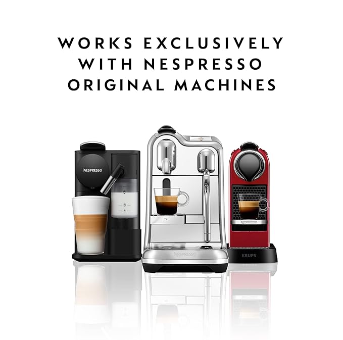 Nespresso Capsules Original Line, Cape Town Envivo Lungo, Dark Roast Espresso Coffee Pods, 50 Count Coffee Pods