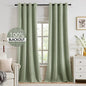 MIULEE 100% Blackout Linen Curtains by MIULEE