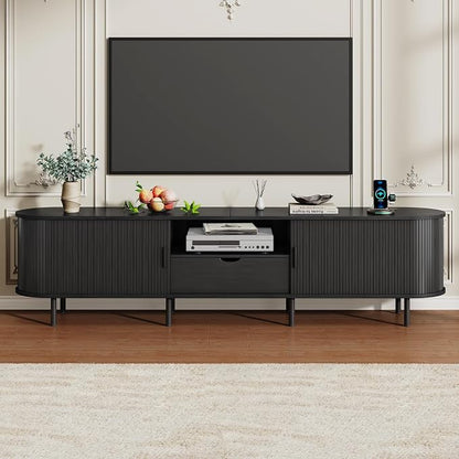 86.6" Mid-Century TV Stand - Image 6