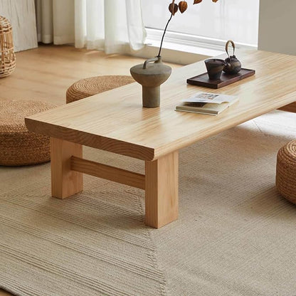 Japanese Solid Wood Coffee Table - Image 7