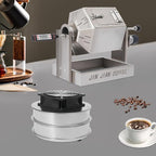 Coffee Bean Roaster with Coffee Bean Cooler, Gas 500g Coffee Bean Baker Drum Type Automatic Coffee Bean Roasting Machine for Home and Commercial Use