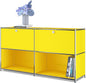 Metal Sideboard with 2 Flap Doors, DIY Modern Home Furnishing, Foyer by SIMPLINK