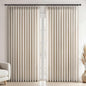 Topfinel 96 Inches Long Pinch Pleated Semi Sheer Curtains, Oatmeal Linen by Topfinel