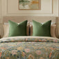 GIGIZAZA Olive Green Velvet Throw Pillow Covers Big 26x26 Pack of 2 | by GIGIZAZAFocusingonhomedecoration