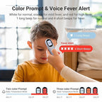 iHealth Infrared Digital Thermometer for Adults and Kids, Baby Thermometer with 3-in-1 Mode & 3-Color Prompt, Fever Alarm & Silent Mode, Forehead & Object Detection, 40 Memory Storages, PT9L, Blue