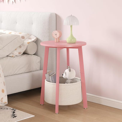 sthmec Small Round Side End Table Set of 2 - Image 6