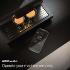 Miele CM 7750 CoffeeSelect Automatic Coffee Machine - OneTouch for Two, AromaticSystem, 10 individual profiles, DoubleShot, CupSensor, WiFi-compatible, automatic descaling, in Obsidian Black