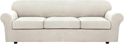 H.VERSAILTEX 4 Piece Stretch Sofa Covers by HVERSAILTEX