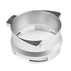 FIRJOY 54mm Espresso Dosing Funnel for Breville Barista Portafilters (Aluminum Alloy-Silver)