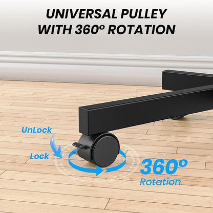 Mobile TV Cart Rolling TV Stand - Image 4