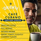 Oriente Dark Roast Instant Coffee, 20 ct, Sweetened Espresso – 100% Arabica Coffee, Instant Hot or Iced Coffee - Just add water