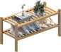ROMGUAR CRAFT (Thick Bamboo Shoe Rack by ROMGUAR+CRAFT