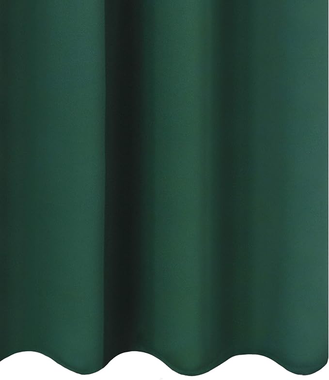 Dark Green Thermal Blackout Curtains/52 x 95 Inch/Set of 2 Panels Room - Image 8