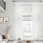 White Linen Curtains 216 Inches Long by Nanspring