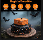 Twisweet Halloween Sprinkles, Pumpkin Sprinkles for Cake Decorating, Edible Candy Ghost Bat Sugar Sprinkle Mix, Black and Orange Baking Candy Bulk, Cupcake Topper Cookie Ice Cream Cake Decorations, Halloween Scary Theme Trick or Treat Party Supplies (1...