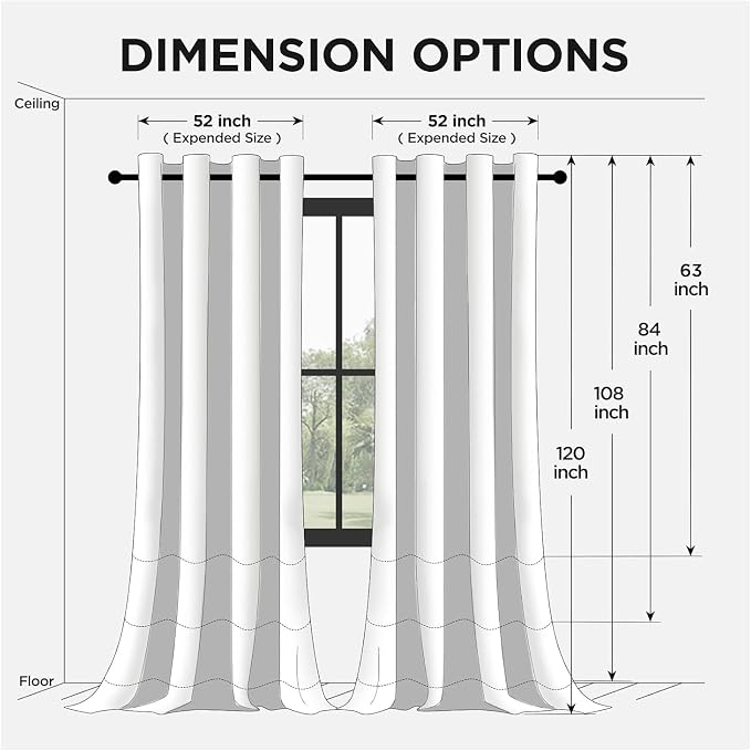 Joydeco Blackout Curtains 95 Inch - Image 9