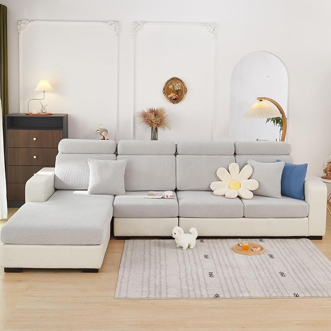Couch Covers for 2 Cushion Sofa Pet Friendly Couch Cushion Covers Universal - Image 9