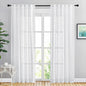NICETOWN White Curtains 84 inches Long by NICETOWN