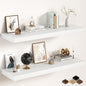 White Floating Shelves 48Inch Long, 12 Inch Deep Floating Shelves by FunMemories