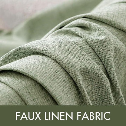 MIULEE 100% Blackout Linen Curtains - Image 5