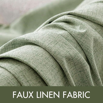 MIULEE 100% Blackout Linen Curtains - Image 5