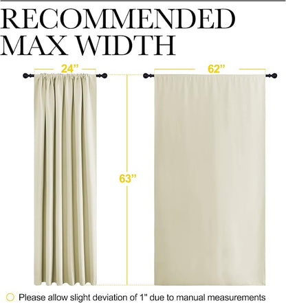 NICETOWN Blackout Curtains for Bedroom, Home Decorations Thermal Insulated - Image 7