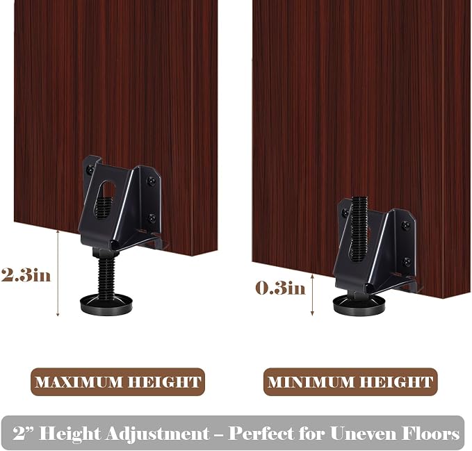 Heavy Duty Leveling Feet, 12 Pack Adjustable Furniture Levelers - Image 5