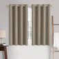 MIULEE 100% Blackout Linen Curtains by MIULEE