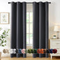 MIULEE Blackout Curtains for Bedroom 2 Panels 40 x 78 Inch Long Dark Grey | by MIULEE